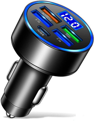 amiciAuto 65 W Turbo Car Charger(Black)