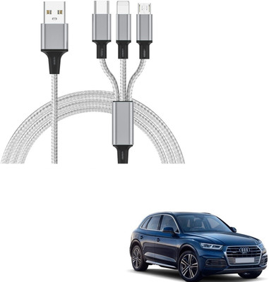 AuTO ADDiCT 17 W Turbo Car Charger(White, With USB Cable)