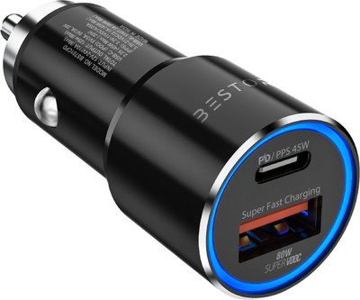 Bestor 125 W Turbo Car Charger(Black)
