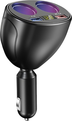 Verilux 15.5 W Qualcomm 3.0 Turbo Car Charger(Black, With USB Cable)