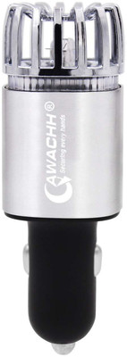 QAWACHH 10.5 W Qualcomm 3.0 Turbo Car Charger(Silver)