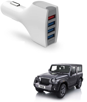 AuTO ADDiCT 21 W Turbo Car Charger(White, With USB Cable)
