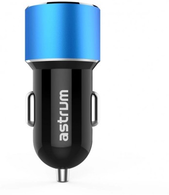 ASTRUM 2.4 Amp Turbo Car Charger(Black, Blue)