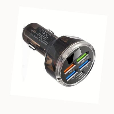 VELOGK 65 W Qualcomm 3.0 Turbo Car Charger(Black)