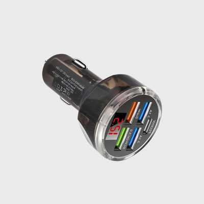Muvit 65 W Qualcomm 3.0 Turbo Car Charger(Multicolor)