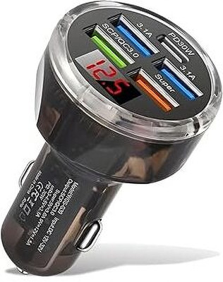X88 Pro 15.5 W Qualcomm Certified Turbo Car Charger(Black)