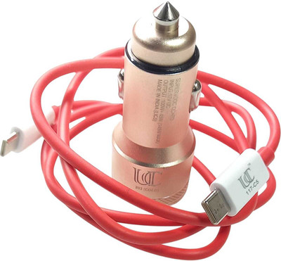 UNICRO 85 W Qualcomm 3.0 Turbo Car Charger(Gold)