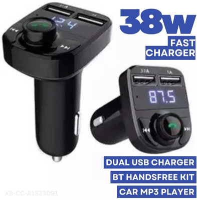 TECKLE 62 W Qualcomm 3.0 Turbo Car Charger(Black)