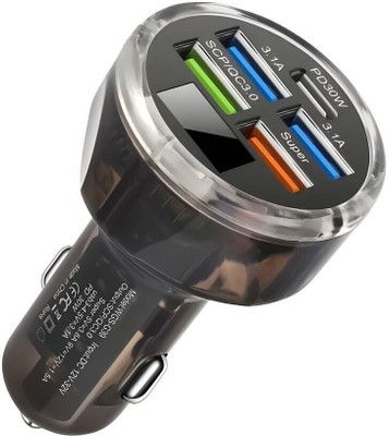 X88 Pro 12 W Qualcomm Certified Turbo Car Charger(Black)