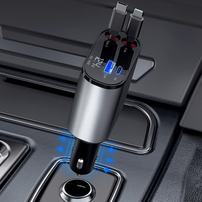 ASTOUND 3 Amp Turbo Car Charger(Black, With USB Cable)