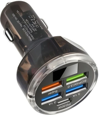 X88 Pro 12 W Qualcomm Certified Turbo Car Charger(Black)