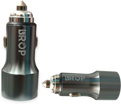 BROP 100 W Qualcomm 3.0 Turbo Car Charger(Grey)