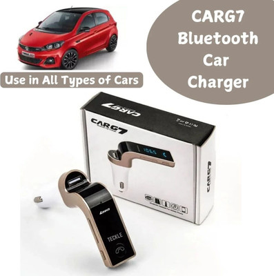 TECKLE 3.5 Amp Turbo Car Charger(Black, Gold)
