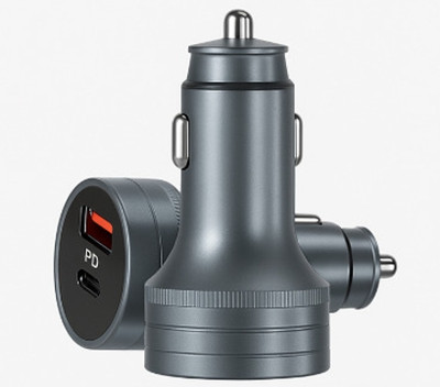 MUST MOB 3.1 Amp Turbo Car Charger(Gold)