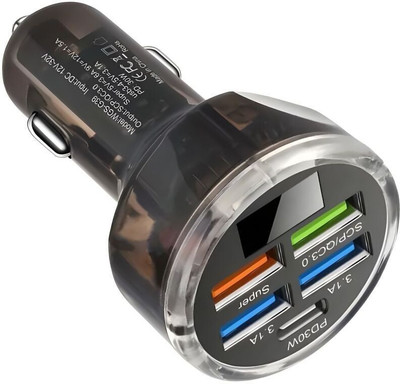 X88 Pro 12 W Qualcomm Certified Turbo Car Charger(Black)