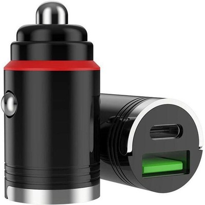 HAIYUN 24 W Turbo Car Charger(Black, With USB Cable)