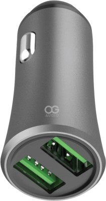 OG AUDIO 36 W Turbo Car Charger(Grey, With USB Cable)