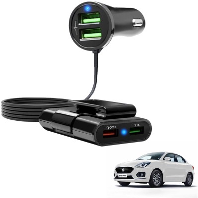 MARS 33 W Qualcomm 3.0 Turbo Car Charger(Black, With USB Cable)