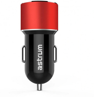 ASTRUM 2.4 Amp Turbo Car Charger(Black, Red)