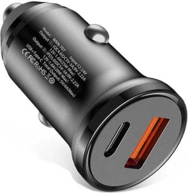 WRENS 38 W Qualcomm 3.0 Turbo Car Charger(Black)