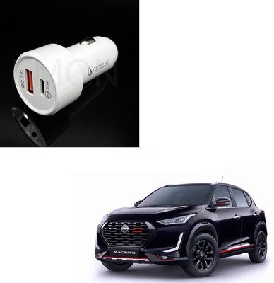KOZDIKO 18 W Qualcomm 3.0 Turbo Car Charger(White, With USB Cable)