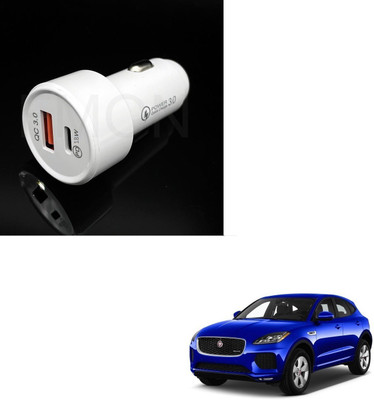 KOZDIKO 18 W Qualcomm 3.0 Turbo Car Charger(White, With USB Cable)