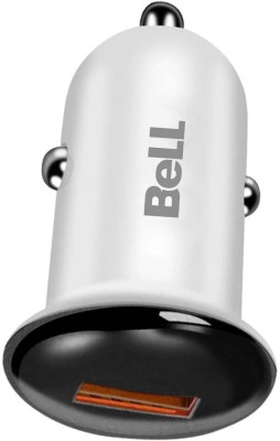 BELL 15 W Turbo Car Charger(Black, White, With USB Cable)
