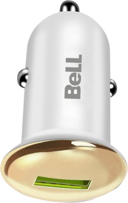 BELL 15 W Qualcomm 3.0 Turbo Car Charger(Gold, With USB Cable)