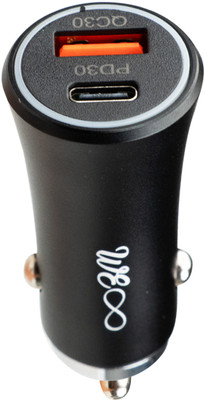 Walta Elite 60 W Turbo Car Charger(Black, With USB Cable)
