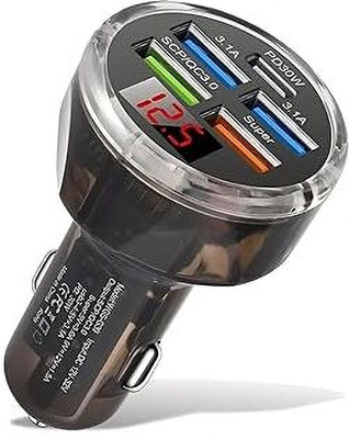 X88 Pro 38 W Qualcomm Certified Turbo Car Charger(Black)