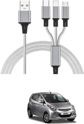 AuTO ADDiCT 17 W Turbo Car Charger(White, With USB Cable)