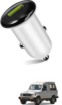 AuTO ADDiCT 25.5 W Turbo Car Charger(White)