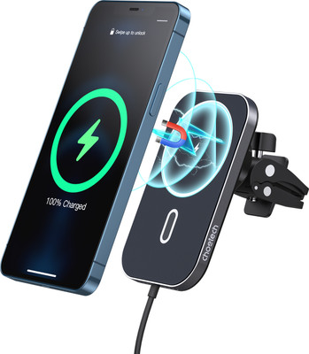 CHOETECH 10 W Qualcomm Certified Turbo Car Charger(Black, With USB Cable)
