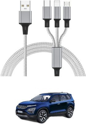 AuTO ADDiCT 17 W Turbo Car Charger(White, With USB Cable)