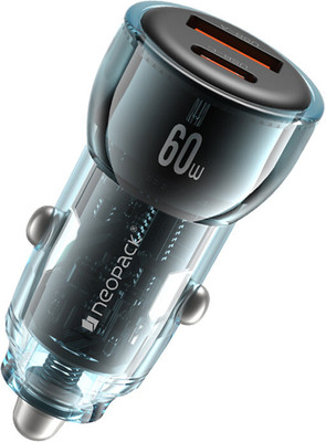 Neopack 60 W Qualcomm 3.0 Turbo Car Charger(Black)