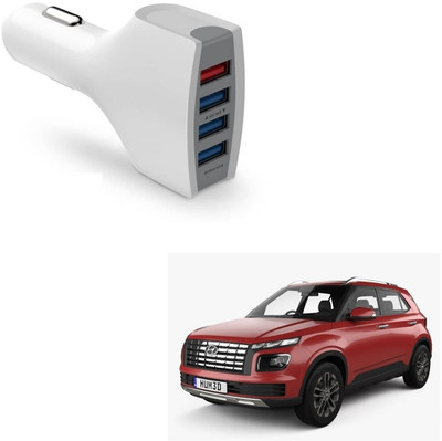 AuTO ADDiCT 21 W Turbo Car Charger(White, With USB Cable)