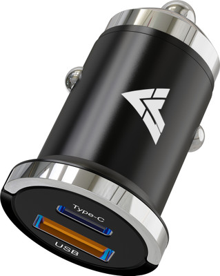 DR VAKU 45 W Qualcomm 3.0 Turbo Car Charger(Black)
