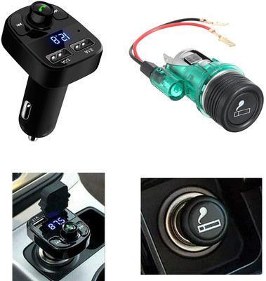 GH GENERIC HUB Socket COMBO of X8 with 12V Socket Car Cigarette Lighter(1)