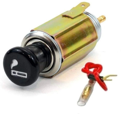 JUST MOD Socket Car Auto Cigarette Lighter Replacement Plug & Socket Assembly Set Car Cigarette Lighter(1)