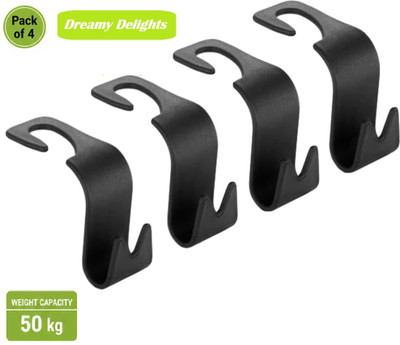 Dreamy Delights Car Backseat Hanger 4 Pcs Set Car Coat Hanger