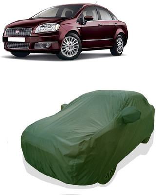 Tricway Car Cover For Fiat Linea 1.3 Multijet Emotion (With Mirror Pockets)(Green)