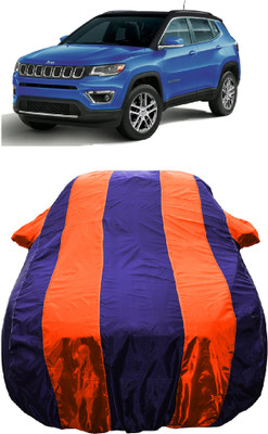 Wegather Car Cover For Jeep Compass 1.4 Limited Option (With Mirror Pockets)(Orange)