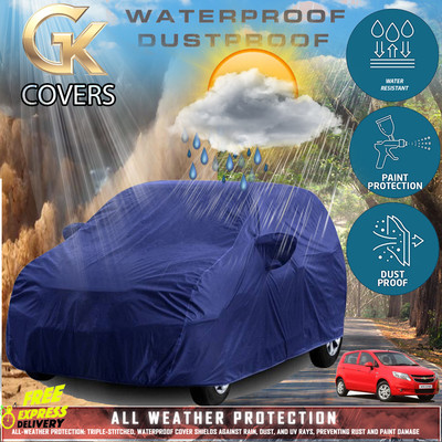 Tamanchi Autocare Car Cover For Chevrolet Sail UVA (With Mirror Pockets)(Blue)
