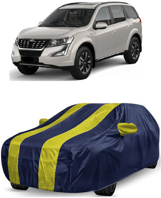 ANTOFY Car Cover For Mahindra XUV500 W11 Diesel (With Mirror Pockets)(Yellow, Blue)