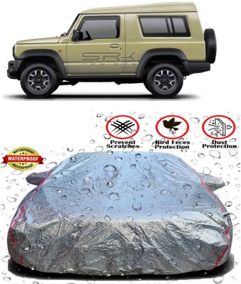 RWT Car Cover For Maruti Suzuki Gypsy King (With Mirror Pockets)(Silver)