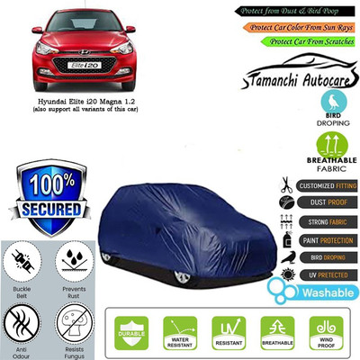 Tamanchi Autocare Car Cover For Hyundai Elite i20 Magna 1.2(Blue)