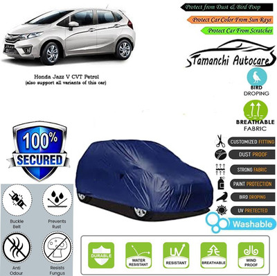 Tamanchi Autocare Car Cover For Honda Jazz V CVT Petrol(Blue)