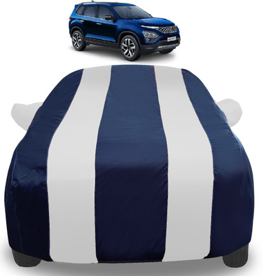 Auto Hub Car Cover For Tata Safari (With Mirror Pockets)(Silver)