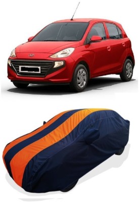 Coxtor Car Cover For Hyundai Santro Xing 1.1L (With Mirror Pockets)(Orange)