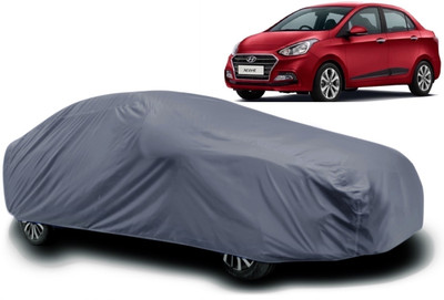 KULTEX Car Cover For Hyundai Xcent (With Mirror Pockets)(Grey)